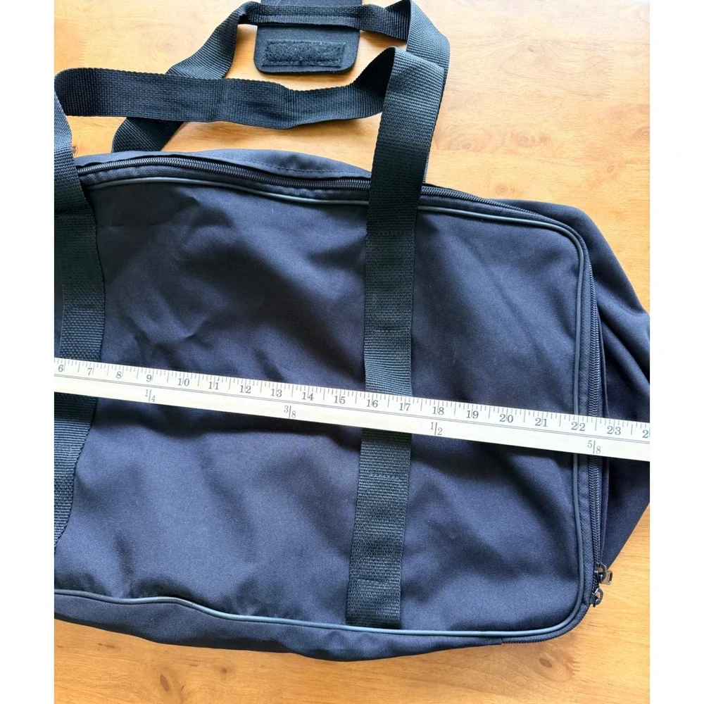 Harley Davidson Black Duffel‎ Bag Motorcycle Saddle Biker Travel Bag XL
